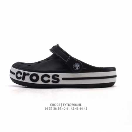 Crocs 沙滩洞洞鞋 贝雅 男女士休闲厚底增高凉拖鞋 卡骆驰明星同款 厚底增高凸显大长腿沙滩鞋 选择尺码时 建议选大一码 脚感更舒适 这款没有鞋盒 类型：男女 - 点击图像关闭