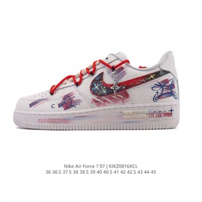 公司级 新款 Af1耐克 Nike Air Force 1 ‘07 Low 空军一号 气垫厚底增高百搭运动板鞋 原楦头原纸板 小白鞋 打造纯正空军版型，专注外贸