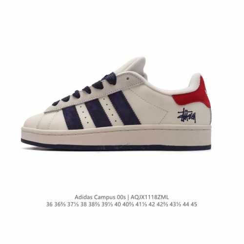 Adidas阿迪达斯.三叶草campus 00S 面包鞋复古休闲板鞋。千禧回潮！Adidas Campus 00S 经典再现！面包化的campus鞋款在今年受到