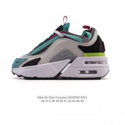 耐克 Nike Air Max Furyosa 男女子运动鞋气垫 厚底增高板鞋。采用灵感源自 90 年代疾速跑鞋的前卫外观，以新颖巧思大胆演绎时尚风范与舒适性能