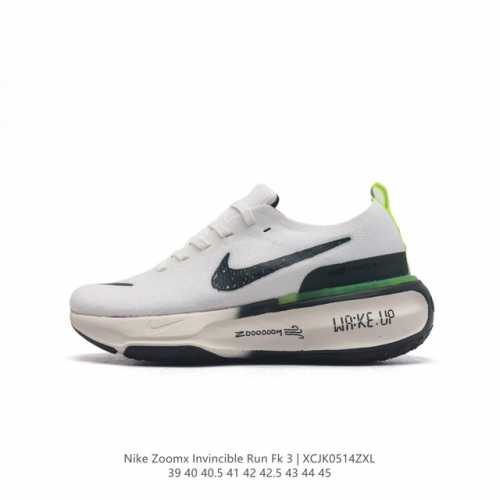 耐克 Nike Zoomx Invincible Run Fk 3 机能风格运动鞋 厚底增高老爹鞋。最新一代的invincible 第三代来了！首先鞋面采用的是