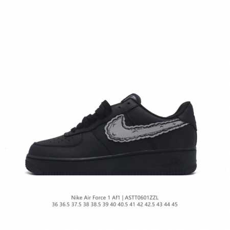 耐克 Nike Air Force 1 '07 Low 空军一号含气垫 低帮百搭厚底增高休闲运动板鞋。柔软、弹性十足的缓震性能和出色的中底设计，横跨复古与现代的 - 点击图像关闭