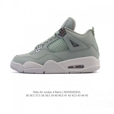 公司级 耐克 Nike Air Jordan 4 Retro Og迈克尔 乔丹Aj4代乔4 中帮复古休闲运动文化篮球鞋。秉承轻量化的速度型篮球鞋设计思想完成设计