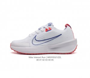 真标耐克 Nike Interact Run 马拉松 轻量休闲运动慢跑鞋 厚底增高老爹鞋 男士运动鞋 兼顾了柔软 回弹 轻质 耐久四大特性 鞋子软弹轻质且贴合脚