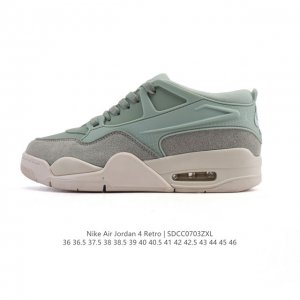 耐克 Nike Air Jordan 4 Retro Og迈克尔 乔丹Aj4代乔4 低帮复古休闲运动文化篮球鞋。秉承轻量化的速度型篮球鞋设计思想完成设计，降低重