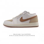 公司级 头层皮 耐克 乔丹Air Jordan 1 Low Aj1 乔1 乔丹1代Aj1 低帮复古文化休闲运动篮球鞋。从1985 年面世的元年款汲取设计灵感，采