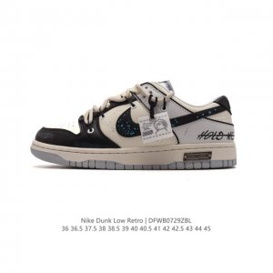 耐克 Nike Dunk Low Retro 运动鞋复古板鞋 双鞋带 解构绑带，作为 80 年代经典篮球鞋款，起初专为硬木球场打造，后来成为席卷街头的时尚标杆，