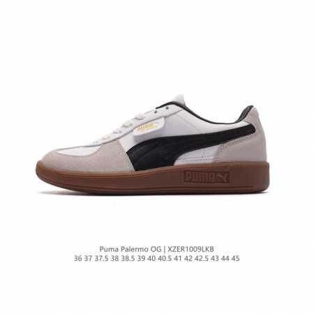 彪马puma Palermo Og 防滑耐磨低帮德训板鞋 男女运动鞋，Army Trainer Og休闲鞋沿用德训鞋经典外观 鞋身和鞋舌分别添加了品牌标志性 L - 点击图像关闭