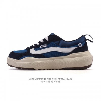 万斯 Vans 简约男士休闲鞋Ultrarange Neo Vr3 经典复古运动板鞋 环保科技跑鞋。身为极限运动品牌的 Vans，不仅仅是将目光局限在滑板、滑雪