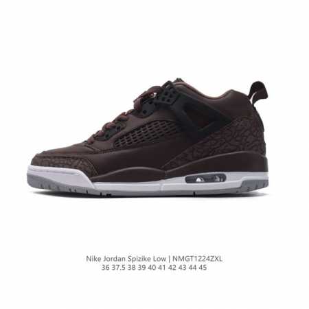 耐克 Nike Jordan Spizike Low 经典爆裂纹复古运动篮球鞋！全新低帮造型吸睛！整双鞋在融合了 Air Jordan 经典鞋款中的标志性元素之 - 点击图像关闭
