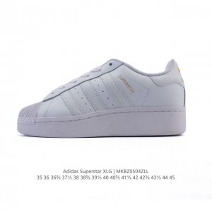 阿迪达斯 三叶草Adidas Originals Superstar Xlg 贝壳头系列 低帮厚底松糕经典百搭休闲运动板鞋。当你试图定义Adidas Super