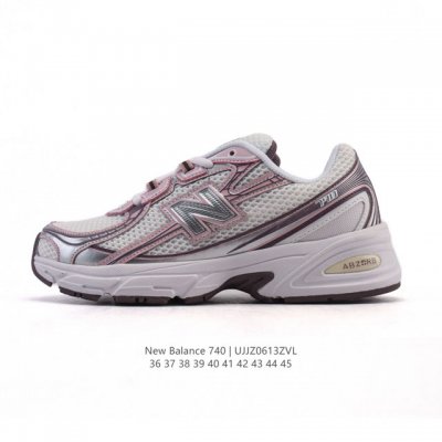 New Balance Mr740 Nb新百伦系列复古老爹风休闲运动慢跑鞋。采用轻质牛剖革拼接透气网眼衬垫织物鞋面材质 T-Beam大底提供足步弓支撑 保持步态