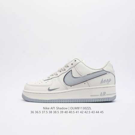 耐克 Nike Air Force 1 ’07 空军一号低帮百搭休闲运动板鞋。柔软、弹性十足的缓震性能和出色的中底设计，横跨复古与现代的外型结合，造就出风靡全球 - 点击图像关闭