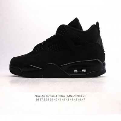 公司级 真标 耐克 Nike Air Jordan 4 Retro Og迈克尔 乔丹Aj4代乔4 中帮复古休闲运动文化篮球鞋。秉承轻量化的速度型篮球鞋设计思想完
