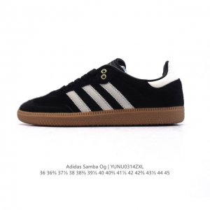 160 阿迪达斯 德训鞋 Adidas Originals Samba Og Shoes 经典运动鞋小白鞋「T头鞋」男女板鞋 彰显休闲摩登风情的时尚经典鞋。它诞