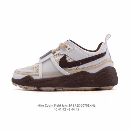 公司级 耐克 Nike 特拉維斯-斯科特耐克 Zoom Field Jaxx 厚底增高运动板鞋 男士篮球鞋。Nike Zoom Field Jaxx 採用精緻的 - 点击图像关闭