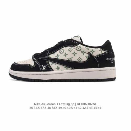公司级 头层皮 真标 耐克 Nike Air Jordan 1 Low Og Sp Military Blue Aj1乔1倒勾 2025年新款 蛇年新款 低帮篮