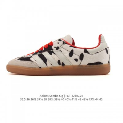公司级 阿迪达斯 德训鞋 Adidas Originals Samba Og Shoes 经典运动鞋小白鞋 T头鞋 男女鞋 彰显休闲摩登风情的时尚经典鞋。它诞生