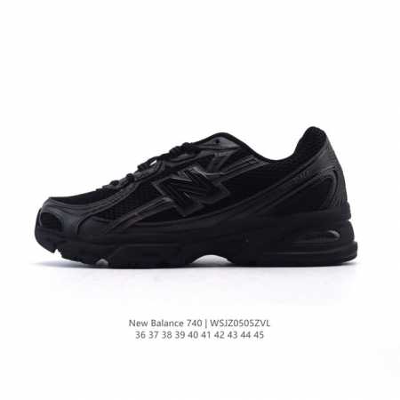 new Balance Mr740 Nb新百伦系列复古老爹风休闲运动慢跑鞋。采用轻质牛剖革拼接透气网眼衬垫织物鞋面材质 T-Beam大底提供足步弓支撑 保持步态 - 点击图像关闭