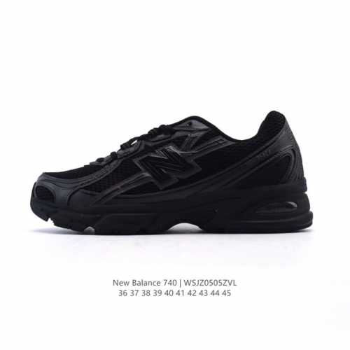 new Balance Mr740 Nb新百伦系列复古老爹风休闲运动慢跑鞋。采用轻质牛剖革拼接透气网眼衬垫织物鞋面材质 T-Beam大底提供足步弓支撑 保持步态