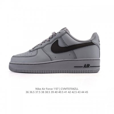 真标 耐克 Nike Air Force 1 '07 Low 空军一号含气垫 小白鞋 低帮百搭厚底增高休闲运动板鞋。柔软、弹性十足的缓震性能和出色的中底设计，横