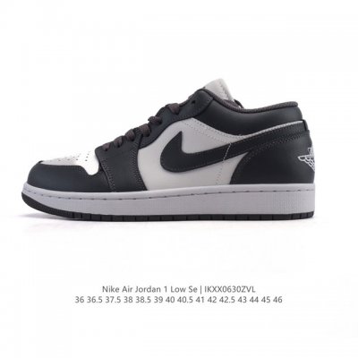 耐克 乔丹Air Jordan 1 Low Aj1 乔1 乔丹1代Aj1 低帮复古文化休闲运动篮球鞋。从1985 年面世的元年款汲取设计灵感，采用简洁大方的经典
