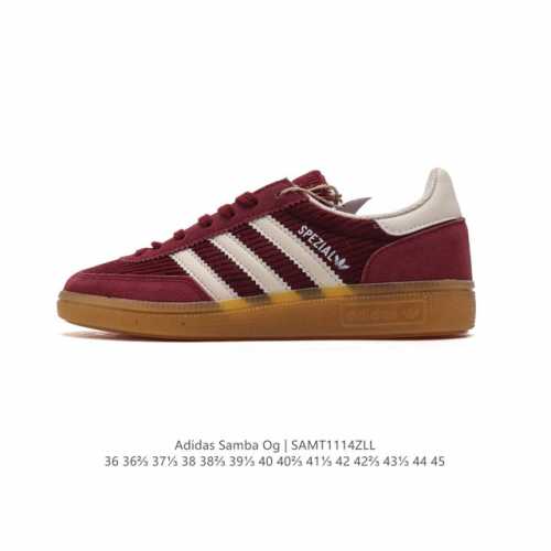 阿迪达斯 德训鞋 Adidas Originals Samba Og Shoes 经典运动鞋小白鞋 T头鞋 男女板鞋 彰显休闲摩登风情的时尚经典鞋。它诞生于50