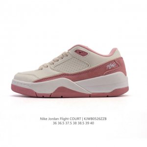 耐克 Nike 乔丹 Jordan Flight Court 时尚休闲 防滑耐磨 低帮运动鞋 复古篮球鞋 女款 Jordan 新鞋型 又来了 新配色曝光 滑板与