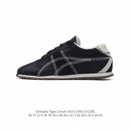 Onitsuka Tiger鬼塚虎 新款时尚舒适休闲运动鞋 Tiger Corsair A55跑步鞋#Onitsukatiger##鬼塚虎#全新tiger Co - 点击图像关闭