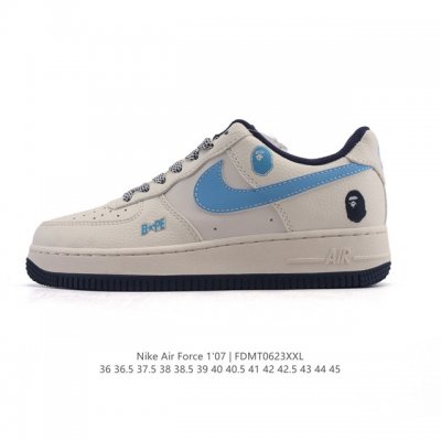 公司级 Af1耐克 Nike Air Force 1 ‘07 Low 空军一号 小白鞋 厚底增高百搭运动板鞋 联名 原楦头原纸板 打造纯正空军版型，专注外贸渠道
