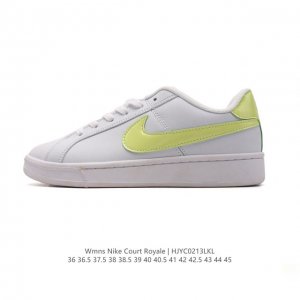 耐克 Nike 男女鞋秋冬季Court Royale Ac运动鞋休闲鞋板鞋 百搭小白鞋，焕新演绎元年款设计，塑就复古网球风范。鞋款承袭简洁线条、经典系带系统和醒