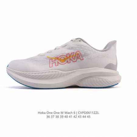 Hoka One One独特的竞训鞋,主打舒适软弹Hokamach马赫6#竞速跑鞋 Hoka Mach 6 轻盈且富有弹性的舒适感！迄今为止最轻量灵敏的Mach - 点击图像关闭