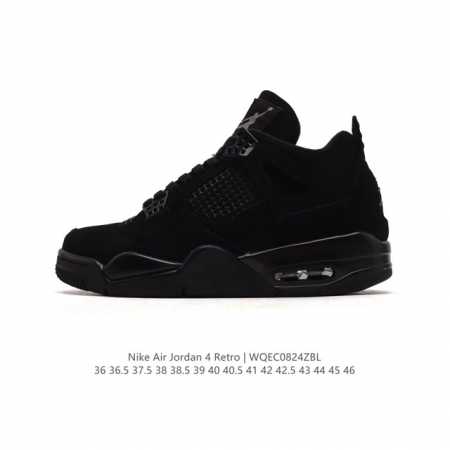 真标 耐克 Nike Air Jordan 4 Retro Og迈克尔 乔丹aj4代乔4 中帮复古休闲运动文化篮球鞋。秉承轻量化的速度型篮球鞋设计思想完成设计， - 点击图像关闭