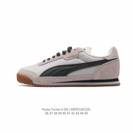 Puma 彪马 Turino Ii Og 男女款运动休闲跑步鞋，设计灵感汲取于足球运动，名字中的turino源自意大利名称都灵。Softfoam鞋垫加持，以记忆 - 点击图像关闭