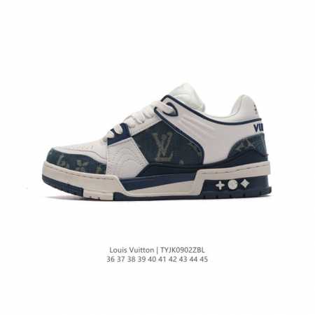 路易威登louis Vuitton Lv路易威登板鞋 时尚厚底增高运动鞋 潮男女鞋 舒适防滑底和百搭性霸屏整个时尚娱乐圈，细节调整完美主义！鞋面采用专柜zp一致 - 点击图像关闭