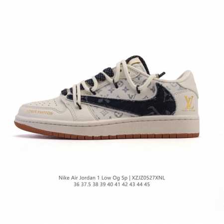 公司级 真标 耐克 Nike Air Jordan 1 Low Og Sp Military Blue Aj1乔1倒勾 2025年新款 蛇年新款 解构绑带 双鞋 - 点击图像关闭