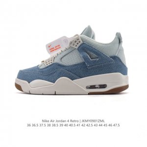 公司级 真标 耐克 Nike Air Jordan 4 Retro Og迈克尔 乔丹Aj4代乔4 中帮复古休闲运动文化篮球鞋。秉承轻量化的速度型篮球鞋设计思想完