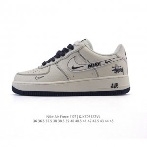 耐克 Nike Air Force 1 '07 Low 空军一号含气垫 小白鞋 2025年 蛇年新款 低帮百搭厚底增高休闲运动板鞋。柔软、弹性十足的缓震性能和出