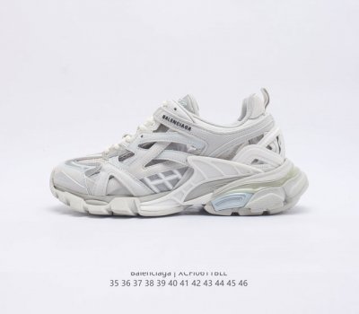 公司级Balenciaga Track 2 Open Sneaker 巴黎世家4代 复古老爹鞋 全新外贸版本 核心配合工厂优势供应 专柜同步包装 原装大盒 细