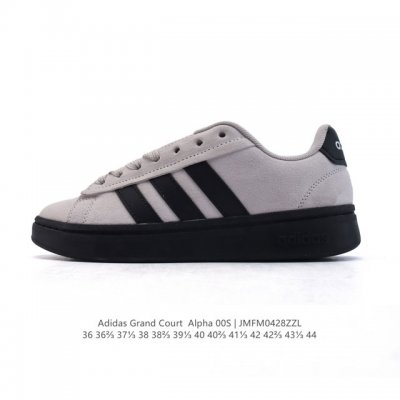 新品 阿迪达斯 Adidas男女Grand Court Alpha 00S网球鞋 舒适百搭小白鞋 防滑耐磨 低帮 板鞋 阿迪达斯中性四季款网球训练鞋 Jr054