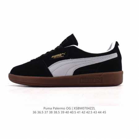 彪马Puma Palermo Og 防滑耐磨低帮德训板鞋 男女运动鞋，Army Trainer Og休闲鞋沿用德训鞋经典外观 鞋身和鞋舌分别添加了品牌标志性 L - 点击图像关闭
