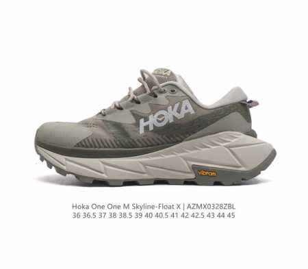 Hoka One One Skyline Float X 系列 网面透气 防滑轻便厚底跑步鞋天际线x老爹鞋 户外缓震越野徒步鞋 缓冲性为各种阶段的跑者带来动感稳 - 点击图像关闭
