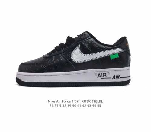 耐克男女鞋 Nike Air Force 1 '07 空军一号运动鞋 Af1 时尚休闲篮球板鞋 设计灵感源自摔跤运动 助你发挥天赋 震撼全场 华丽设计搭配优质鞋