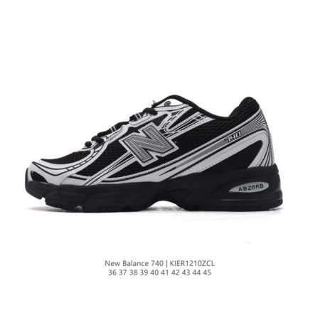 New Balance Mr740 Nb新百伦系列复古老爹风休闲运动慢跑鞋。采用轻质牛剖革拼接透气网眼衬垫织物鞋面材质 T-Beam大底提供足步弓支撑 保持步态 - 点击图像关闭