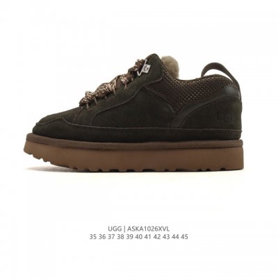 公司级 Ugg雪地靴 低帮短靴 时尚舒适男女鞋厚底增高长筒靴 俏皮可爱的百变造型， 美国轻奢品牌Ugg 平底系列冬季 雪地休闲保暖毛毛雪地靴。官方同步包装 检验