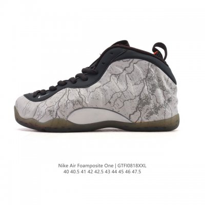 公司级 耐克Nike Air Foamposite One 男鞋 时尚运动鞋潮篮球鞋，它是一双内场的后卫战靴，97年1月份首期发行，使用Foamposite一次