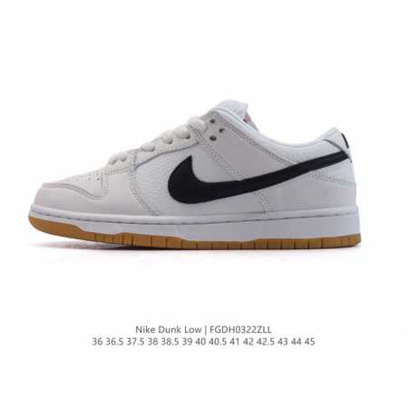 130 【全二层皮】耐克 Nike Sb Dunk Low Pro 男女同款运动鞋复古板鞋。采用柔软皮革鞋面，经久耐穿，塑就如元年款 Dunk 般的复古质感。鞋 - 点击图像关闭