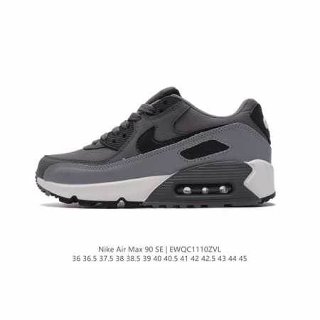 NIKE耐克运动鞋 Air max 90 健身运动跑鞋休闲鞋 复古风十足！Air Max 90 作为 Nike 旗下最经典的鞋型之一，凭借着百搭的造型，获得众多 - 点击图像关闭