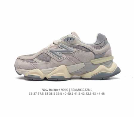 Nb 新百伦 New Balance Nb9060小象蹄男女款9060舒适百搭老爹鞋 全新 9060 款式将经典风格与现代设计融合到日常多功能性中 9060 重 - 点击图像关闭