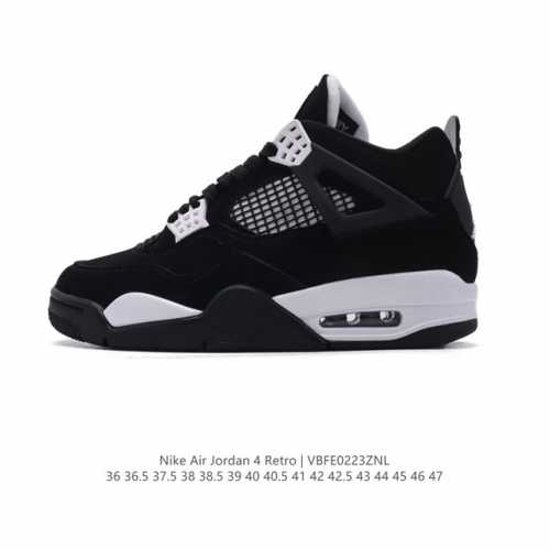 210 【公司级】耐克 Nike Air Jordan 4 Retro Og迈克尔·乔丹Aj4代乔4 中帮复古休闲运动文化篮球鞋。秉承轻量化的速度型篮球鞋设计思